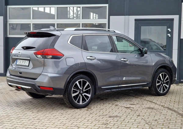 Nissan X-Trail cena 78900 przebieg: 126500, rok produkcji 2018 z Bytów małe 277